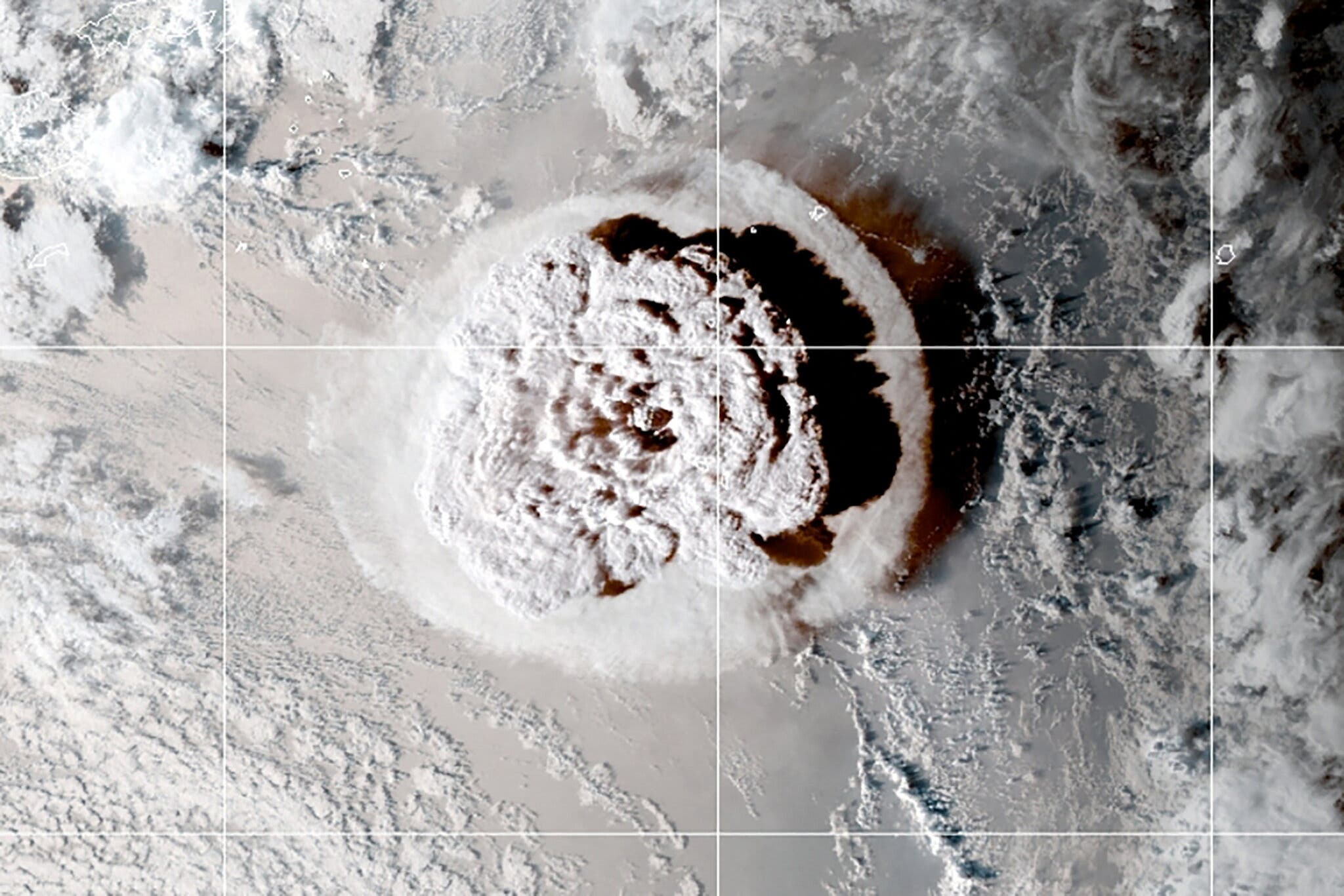 Satelite Image of the Ash Cloud